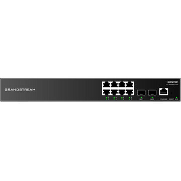 Grandstream Enterprise L2 8 port Managed GbE PoE Switch 120W | GWN7801P-0
